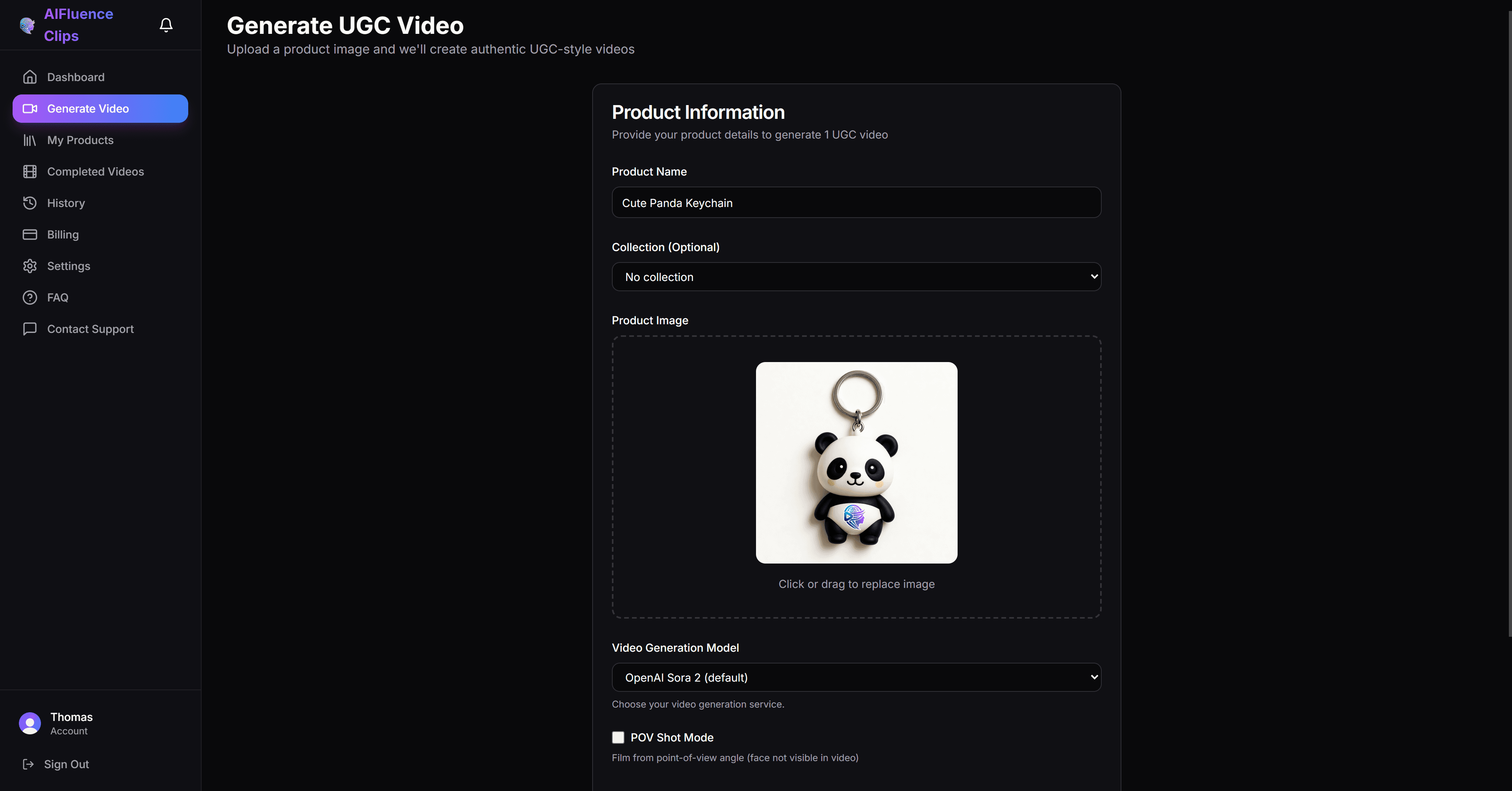Upload & Generate